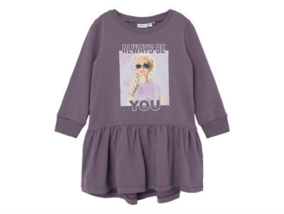 Name It purple sage sweatdress Barbie